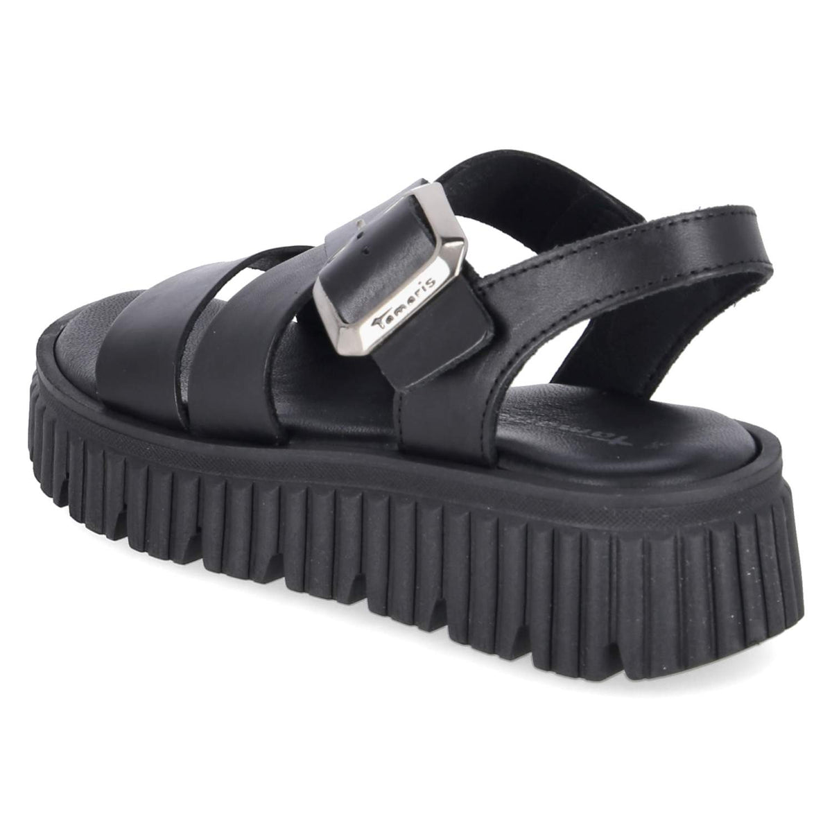 Plateau-Sandalen  Schwarz