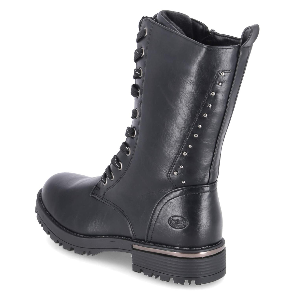 Schnürstiefeletten  Schwarz