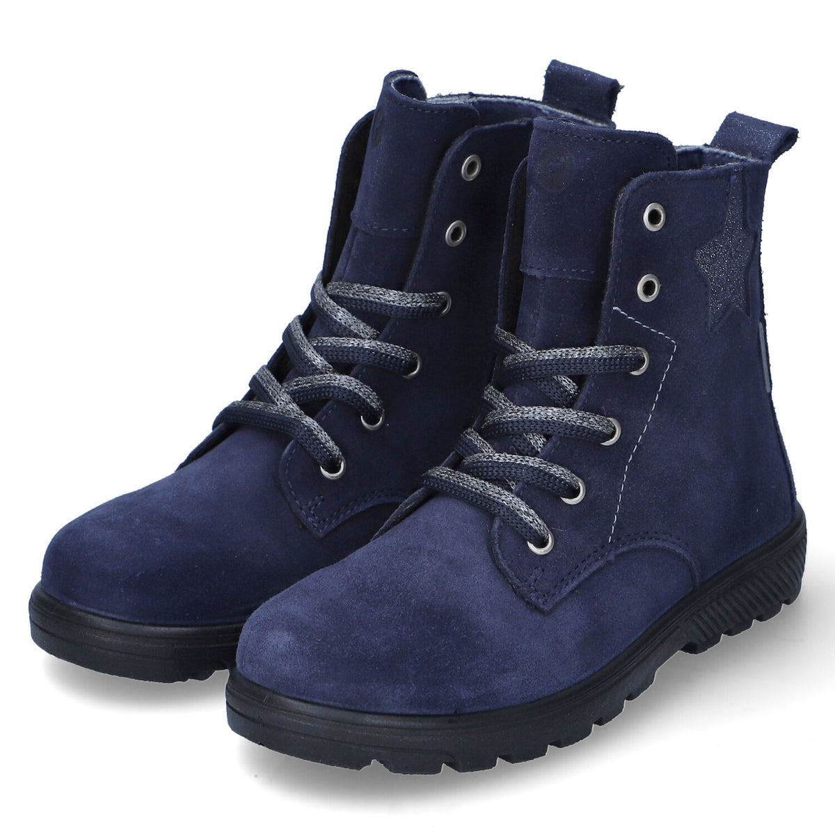 Schnürstiefeletten ALINA  Blau