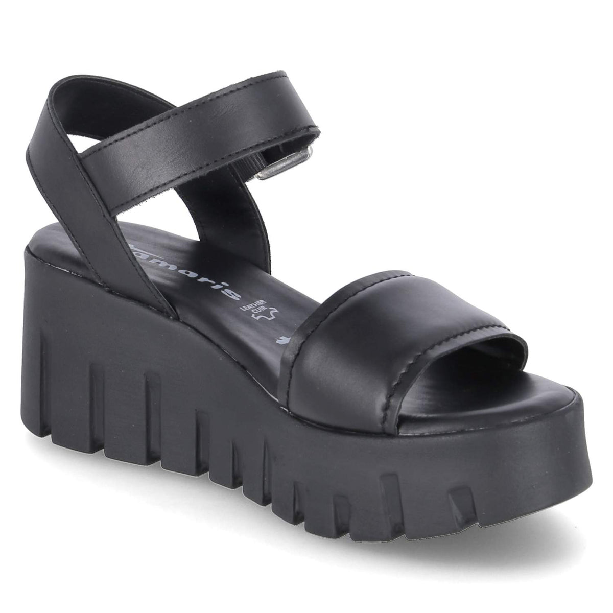 Plateausandalen  Schwarz