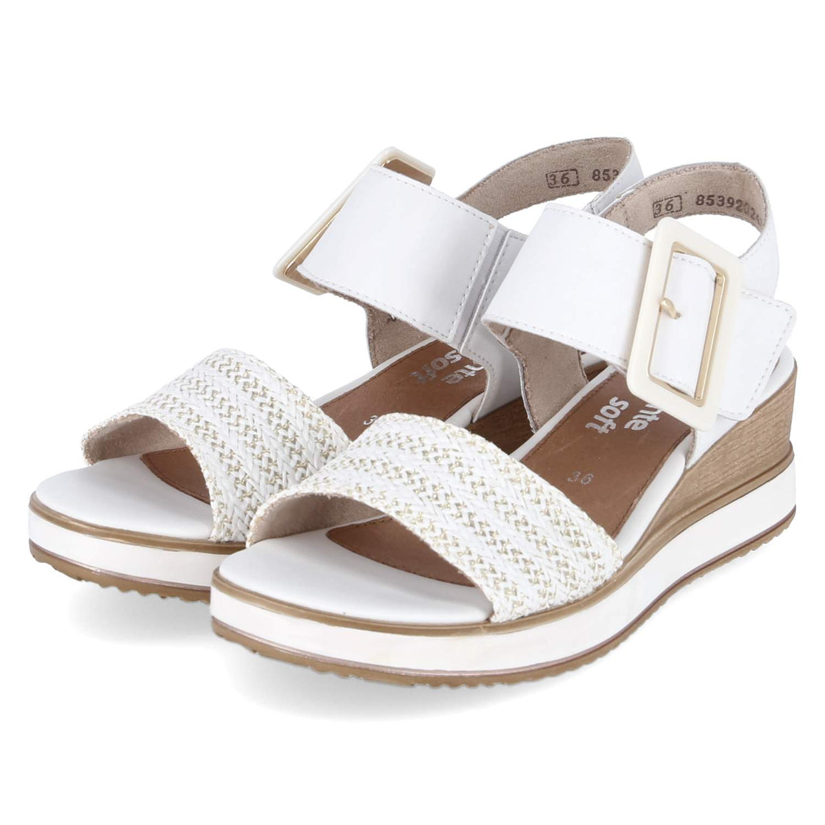 Keilsandalen  Weiß