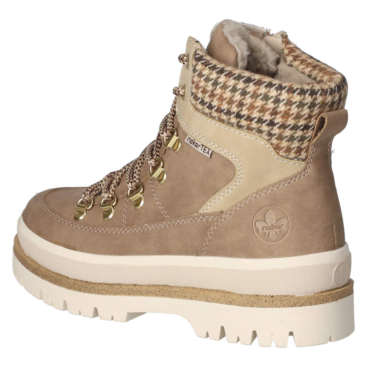 Schnürboots  Beige