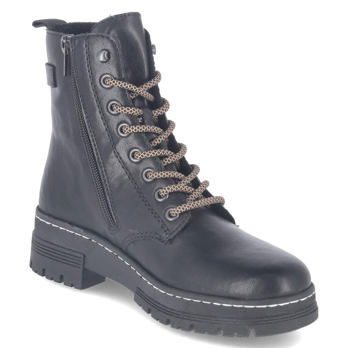 Schnürboots  Schwarz
