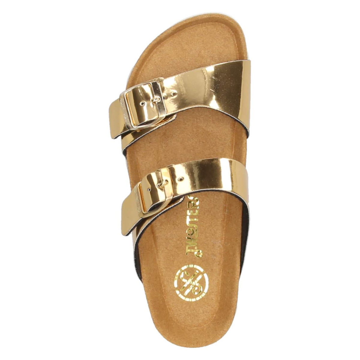 Pantoletten  Gold