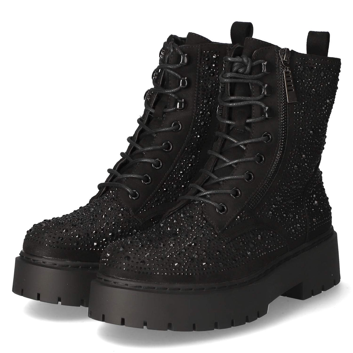 Schnürboots  Schwarz