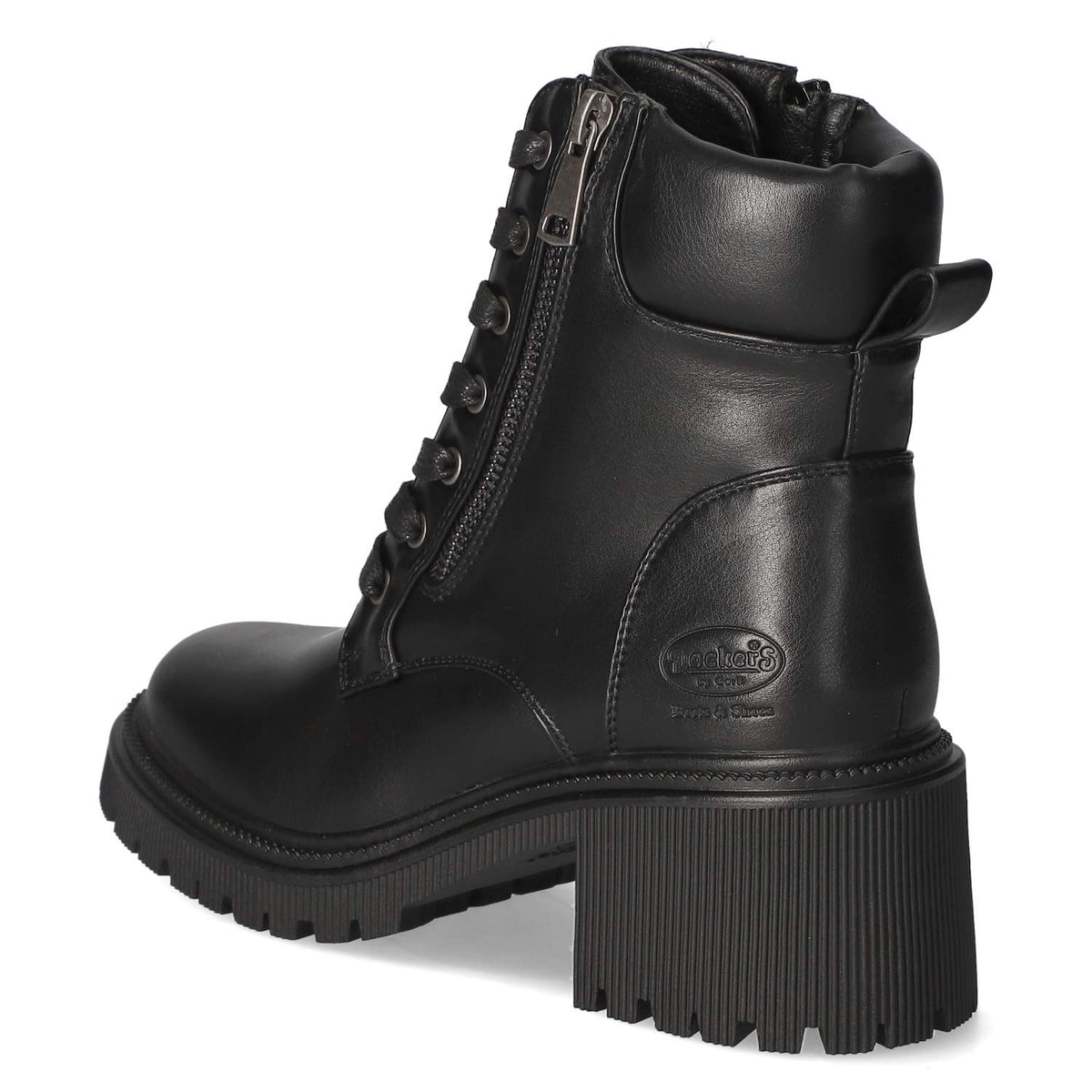 Schnürstiefeletten  Schwarz