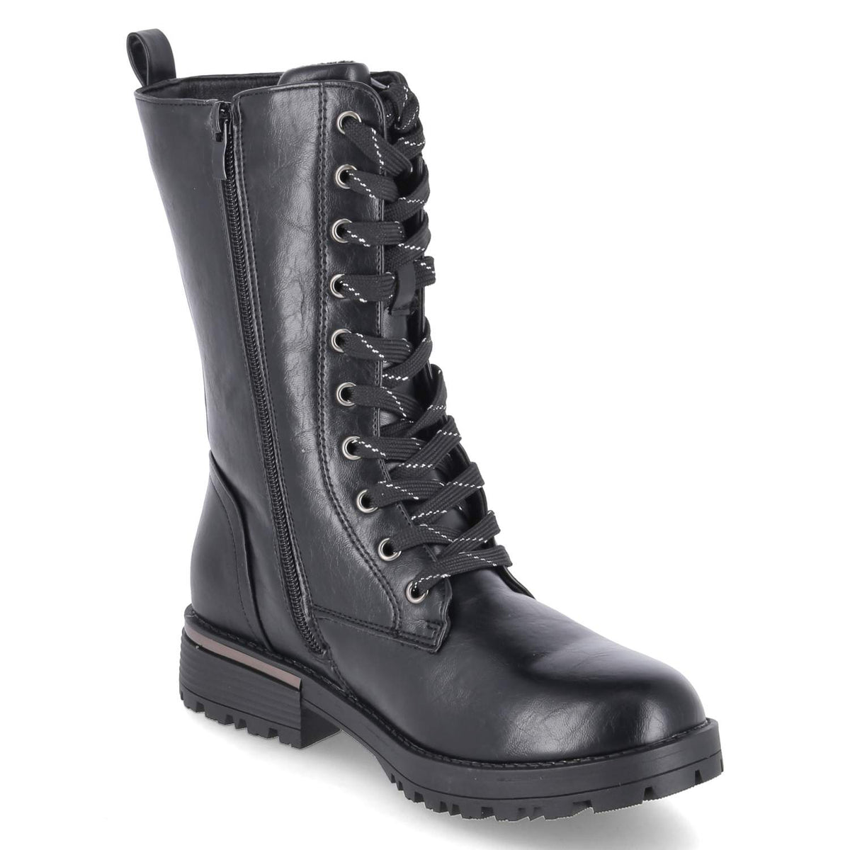 Schnürstiefeletten  Schwarz