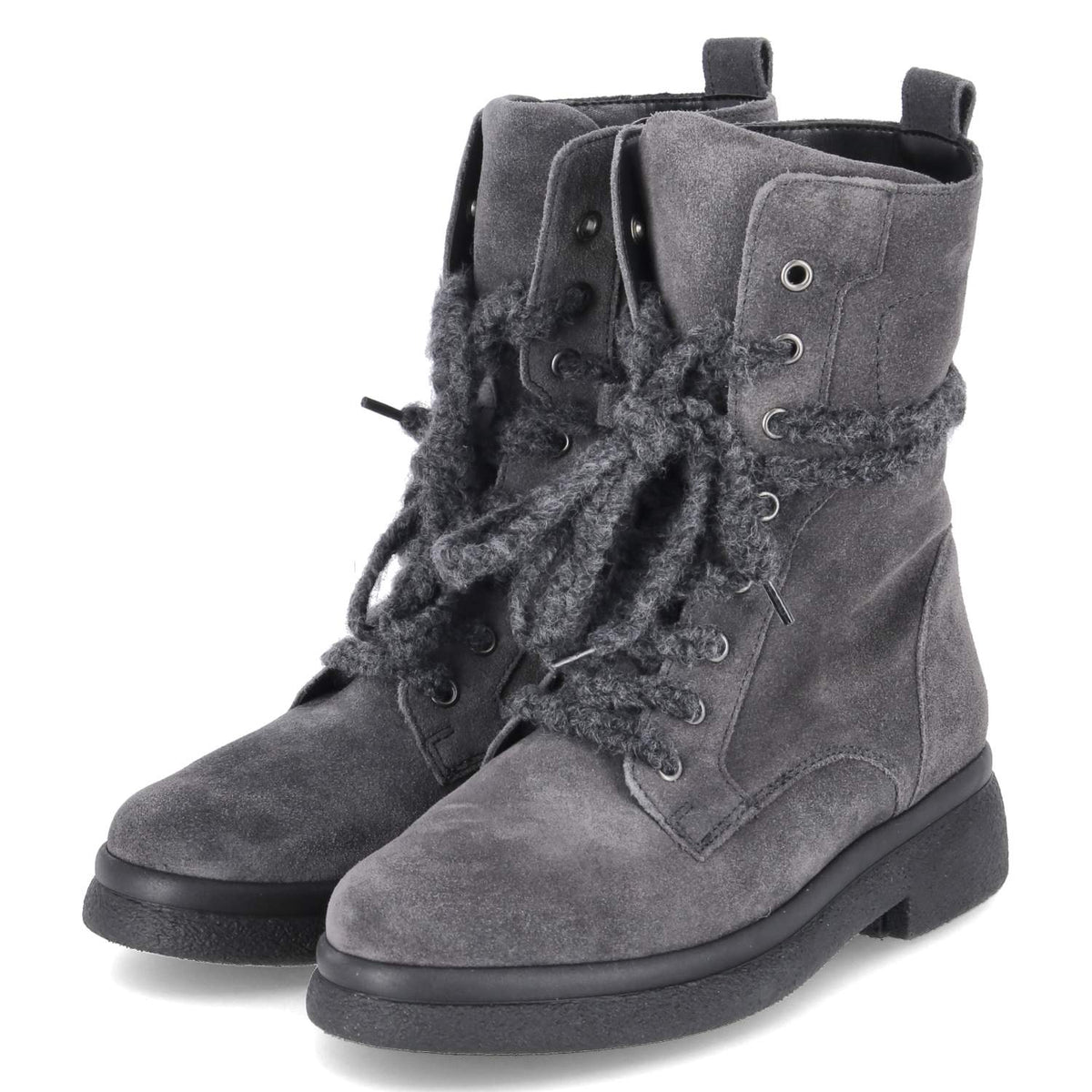 Schnürstiefeletten  Grau