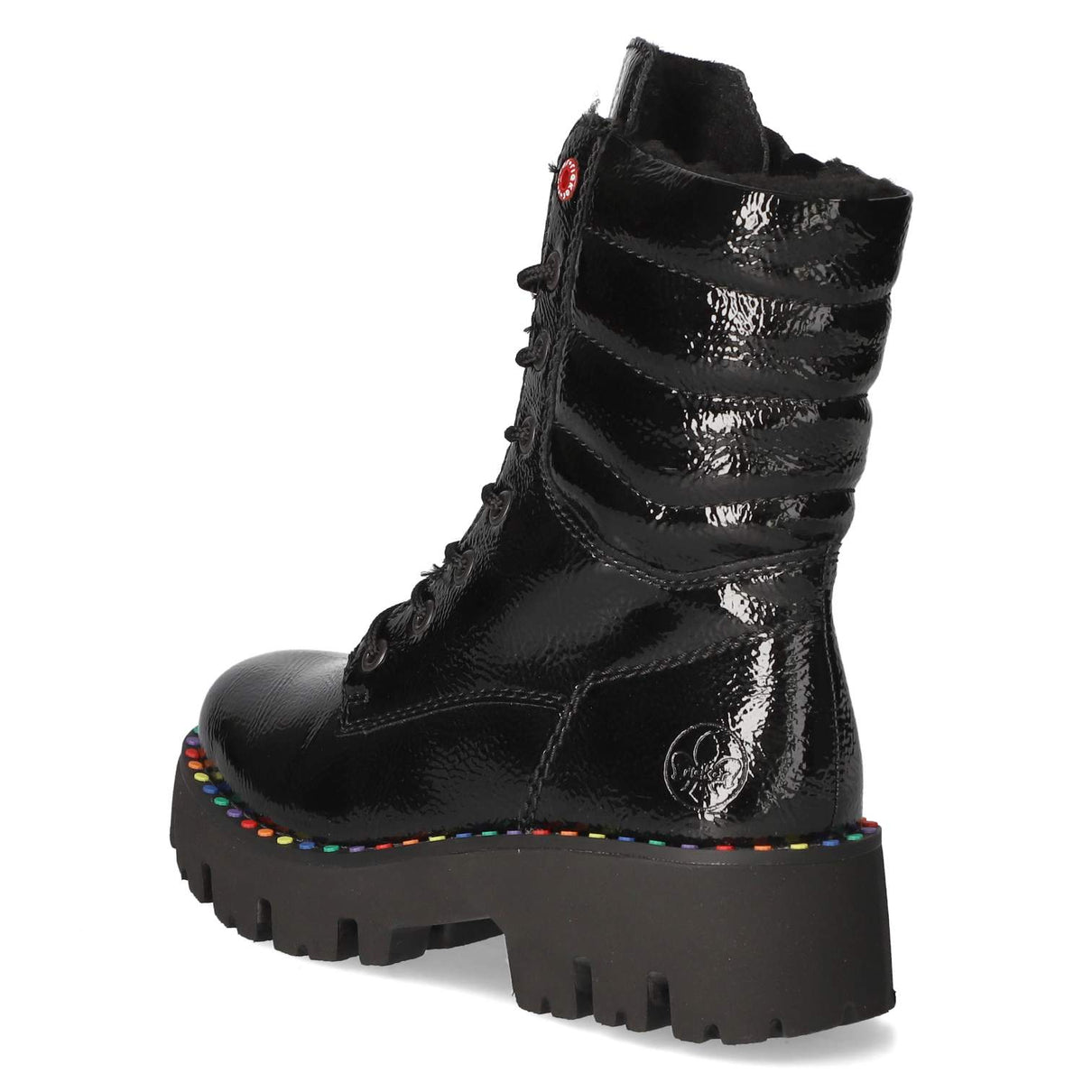 Schnürstiefeletten  Schwarz