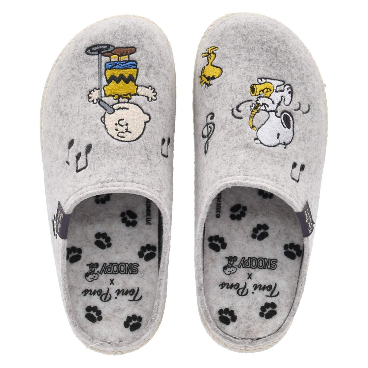 Hausschuhe SNOOPY  Grau