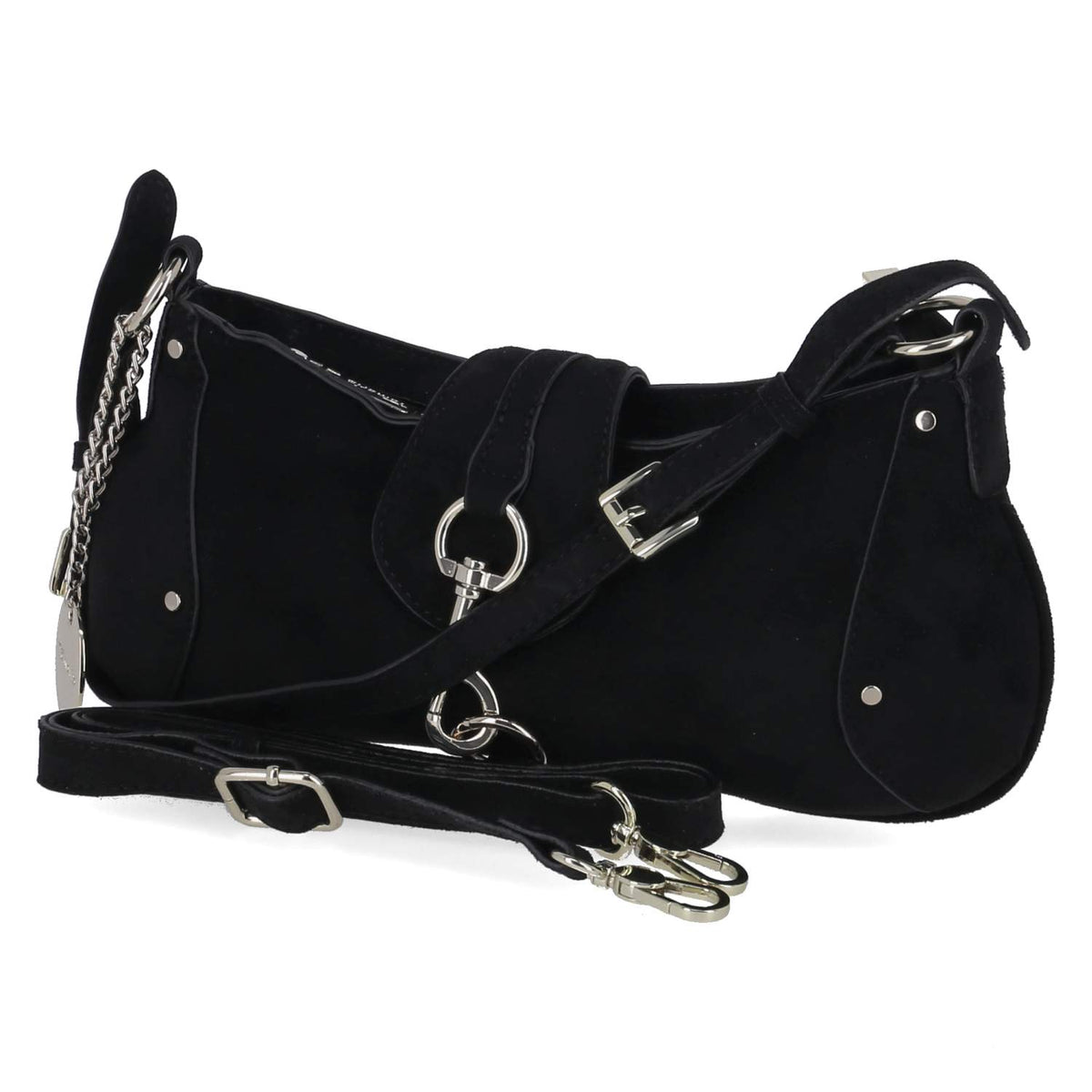 Schultertasche MARINA SUEDE  Schwarz