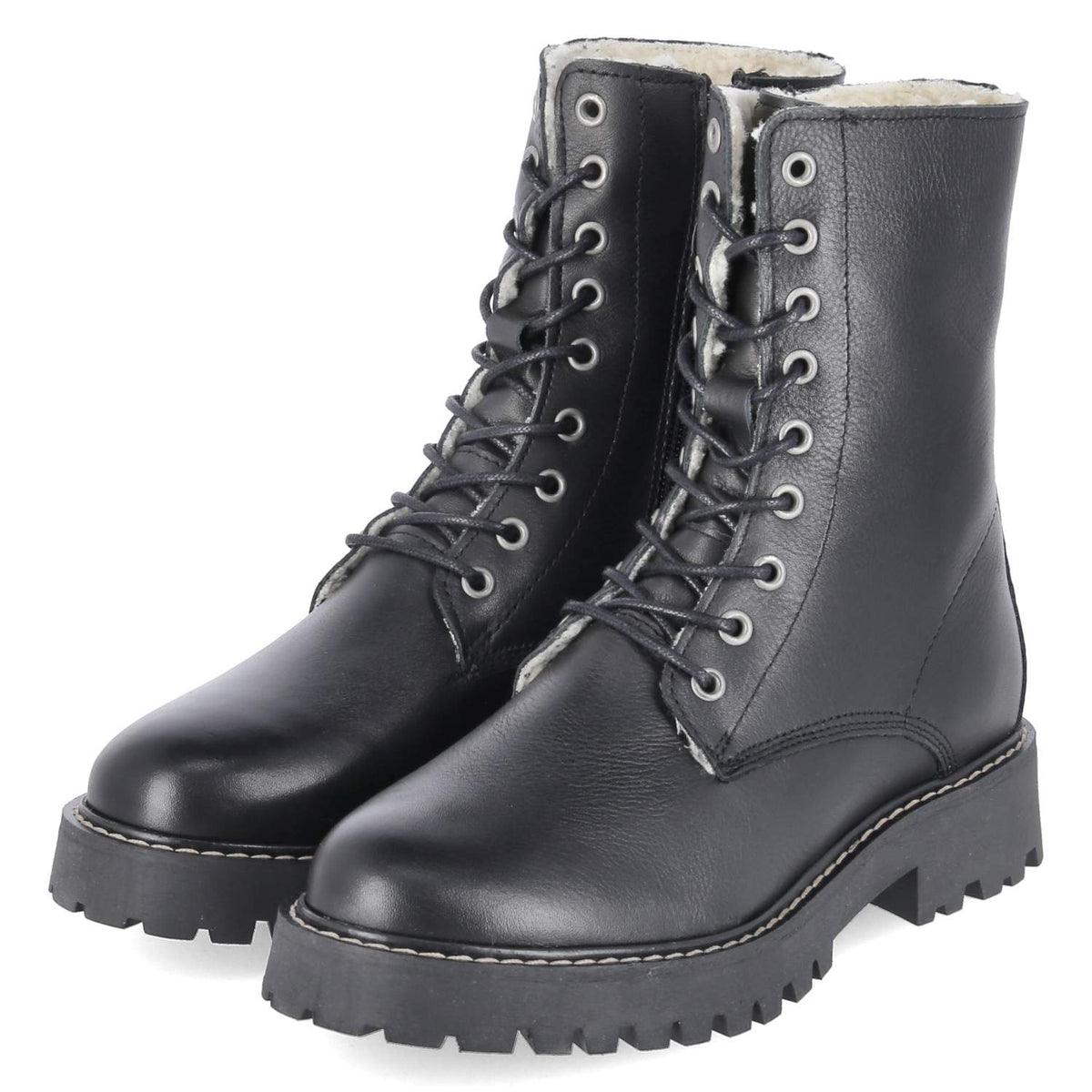 Schnürboots  Schwarz