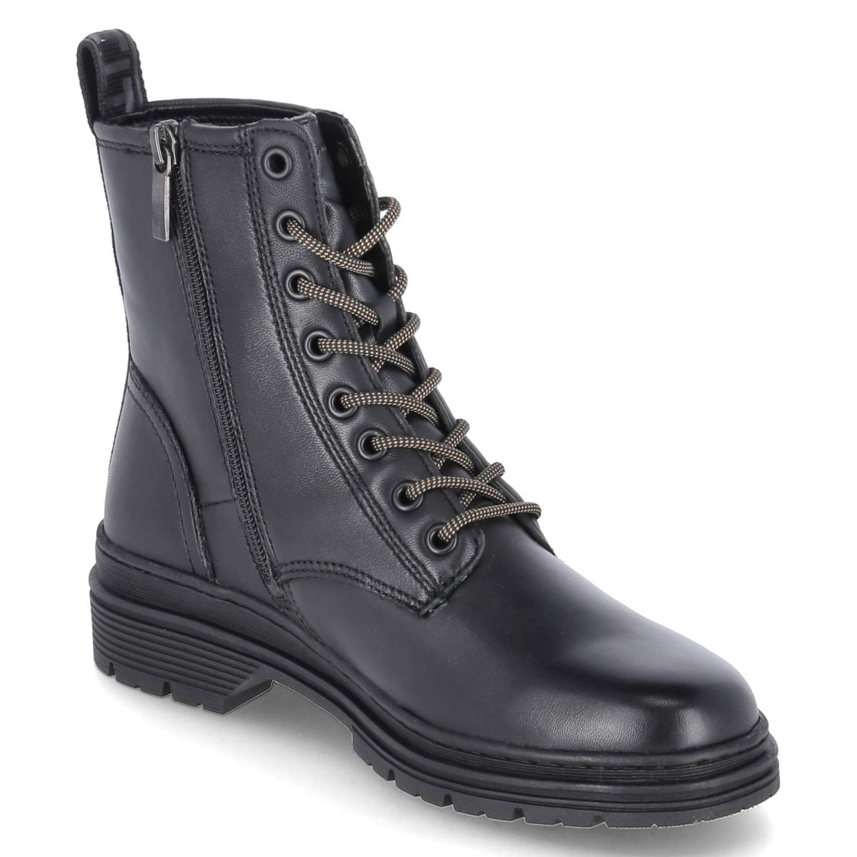 Schnürboots  Schwarz