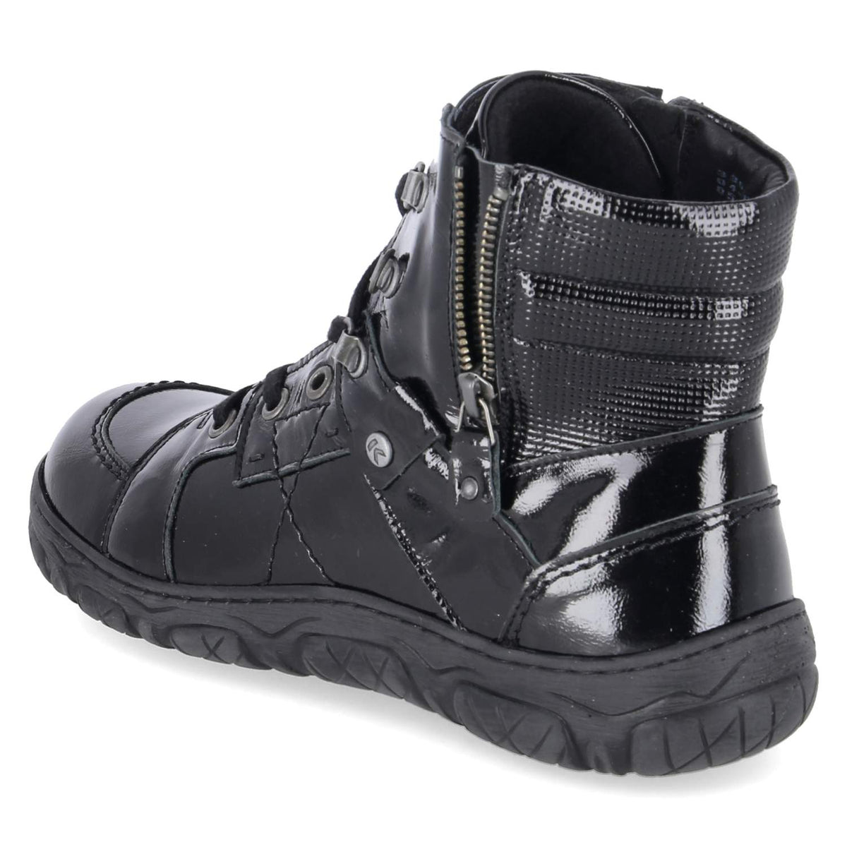 Schnürboots  Schwarz