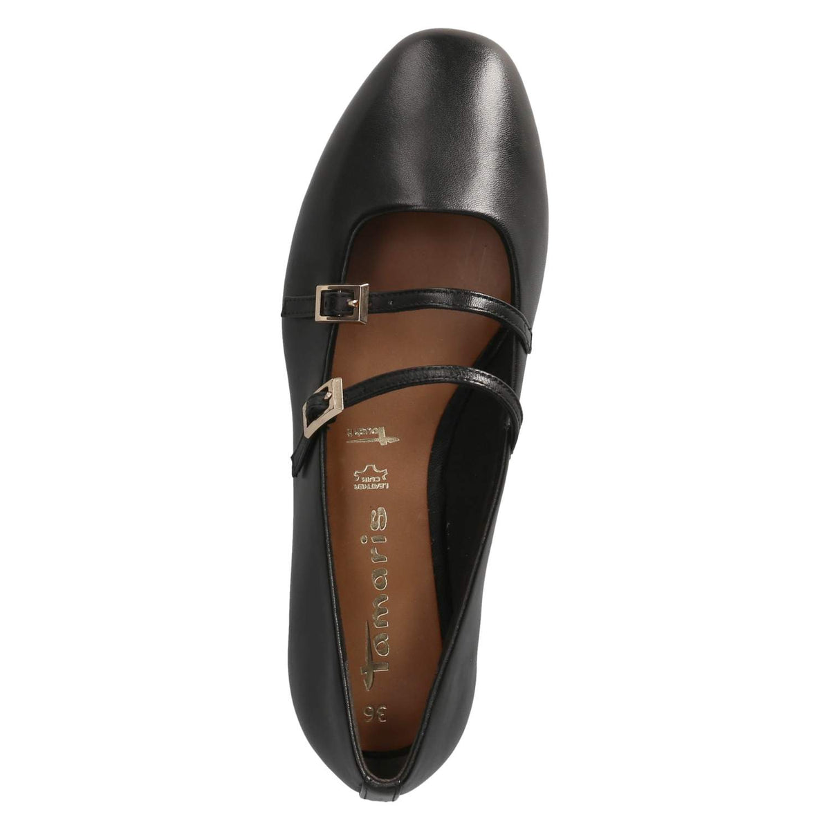 Spangenballerinas  Schwarz