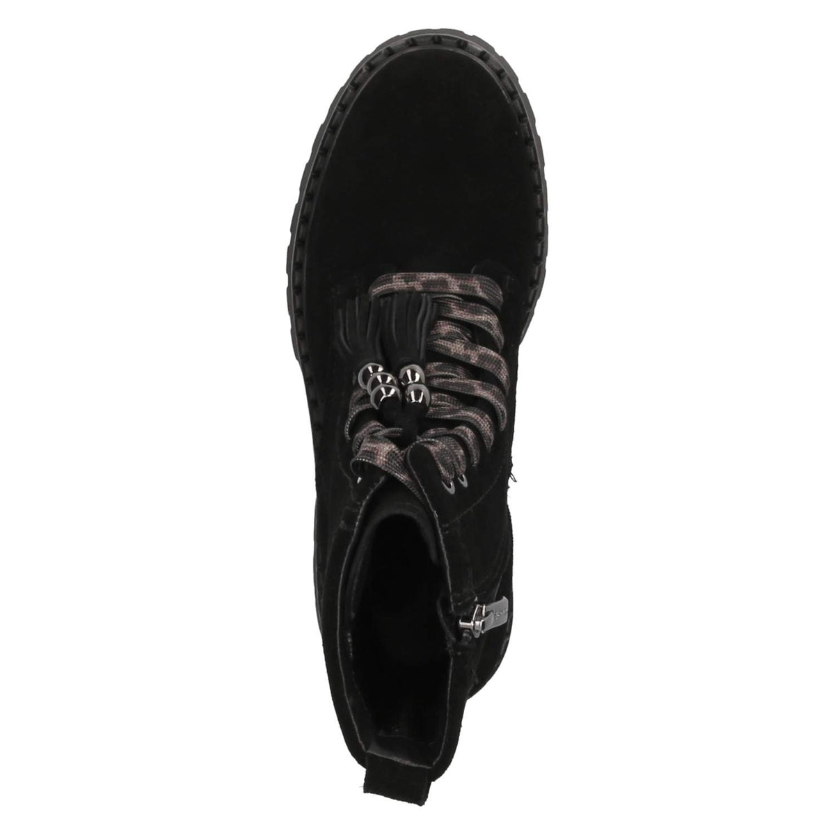 Schnürstiefeletten  Schwarz