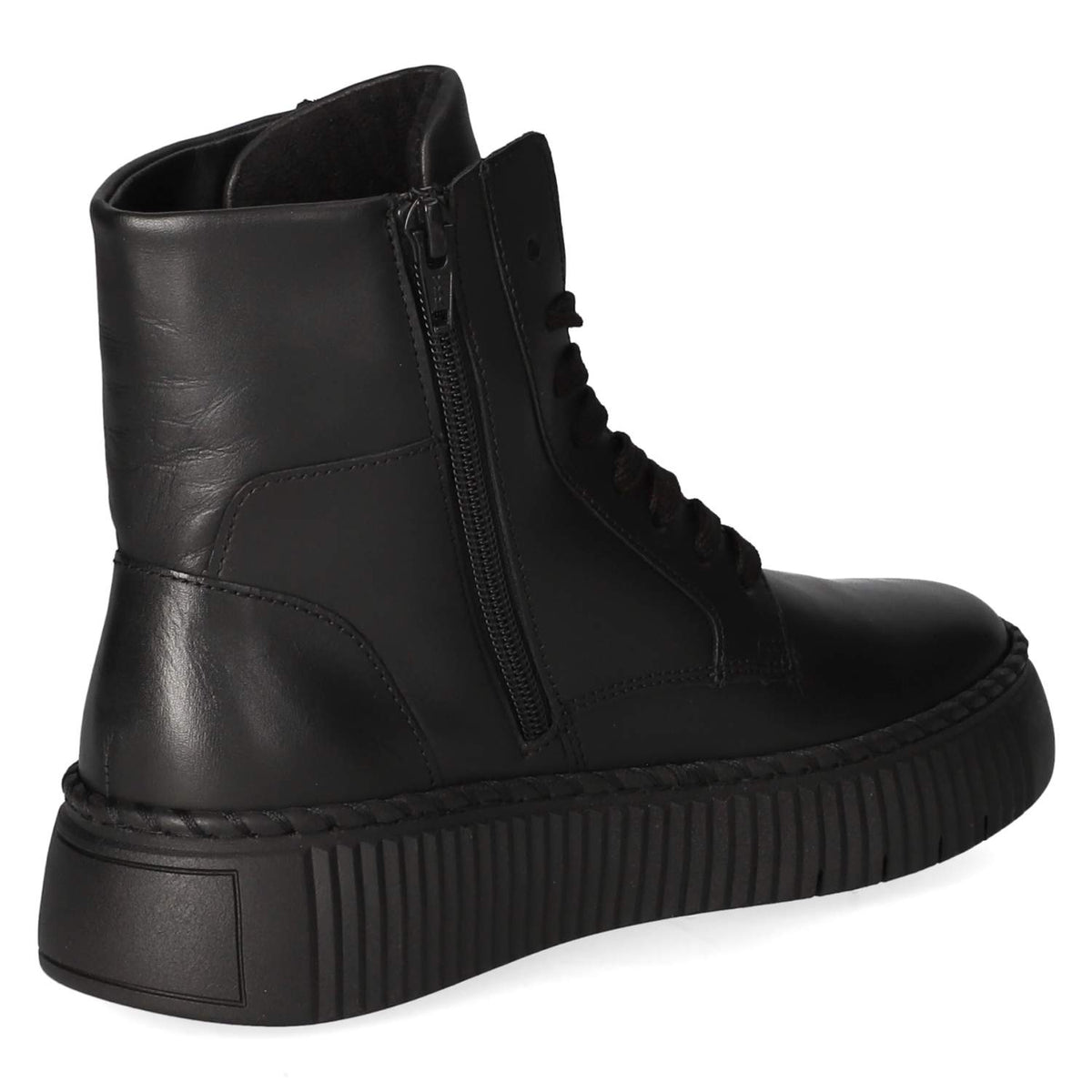 Schnürstiefeletten  Schwarz