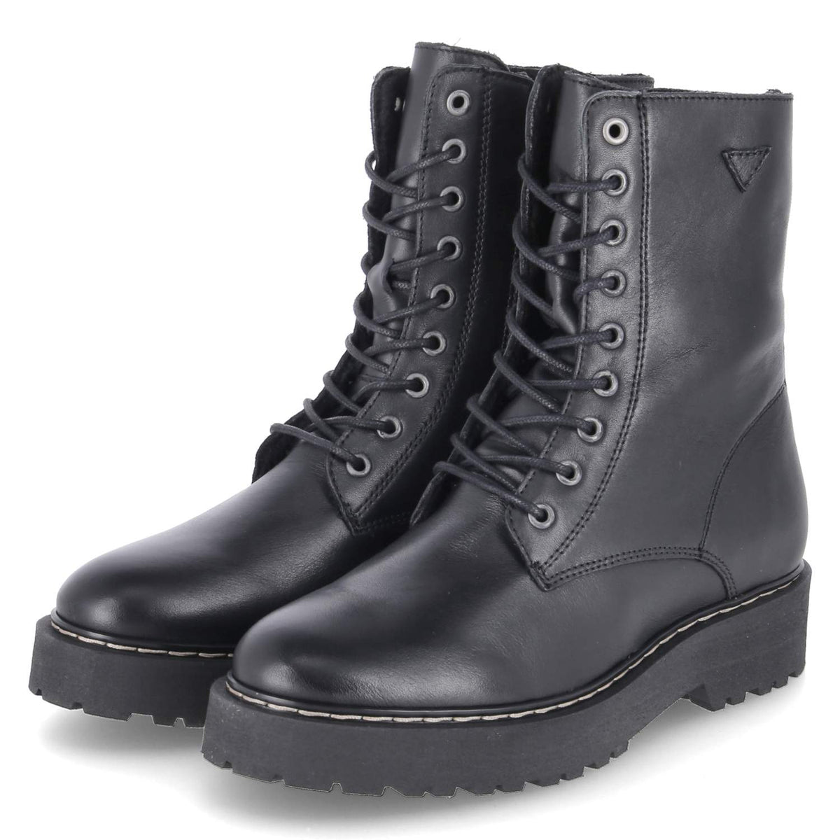 Schnürboots  Schwarz