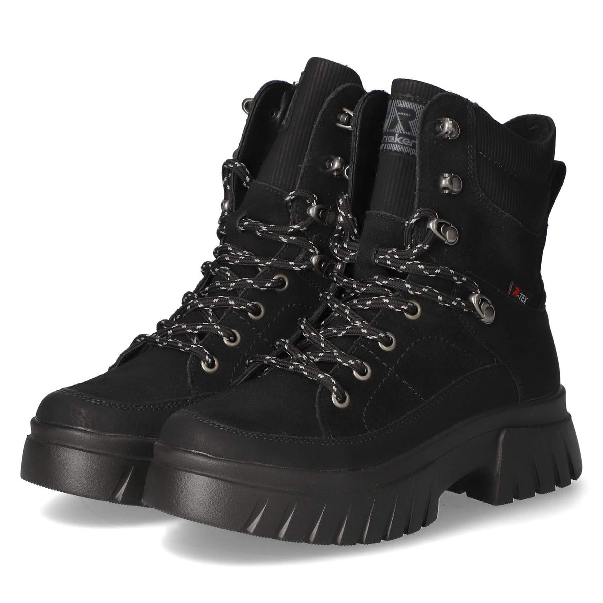 Schnürboots  Schwarz