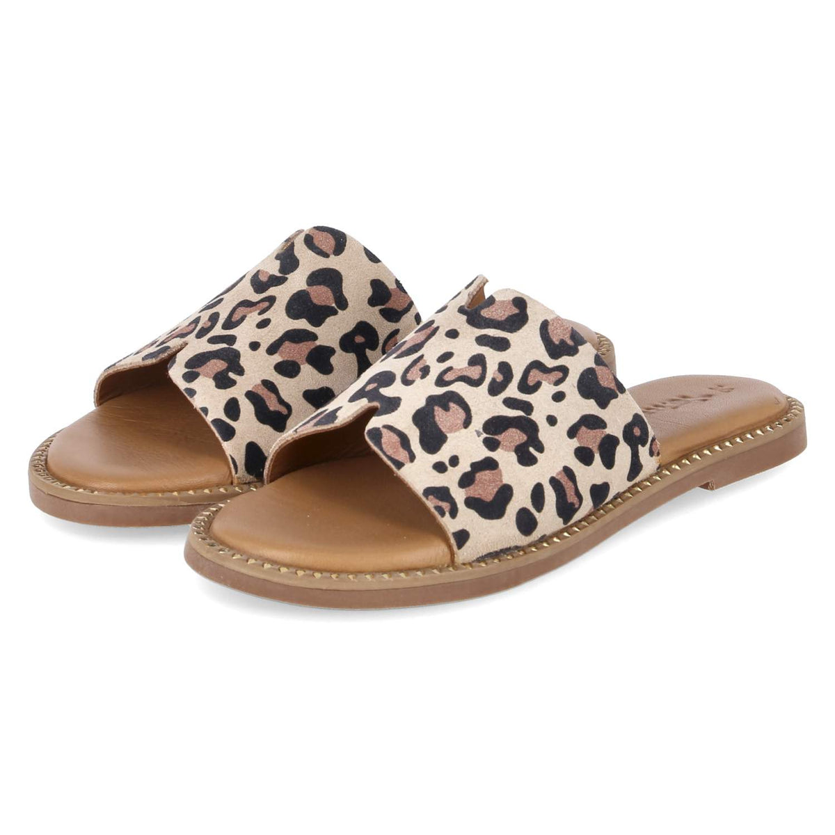 Pantoletten  Beige