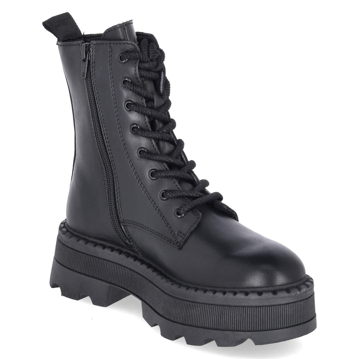 Schnürboots  Schwarz