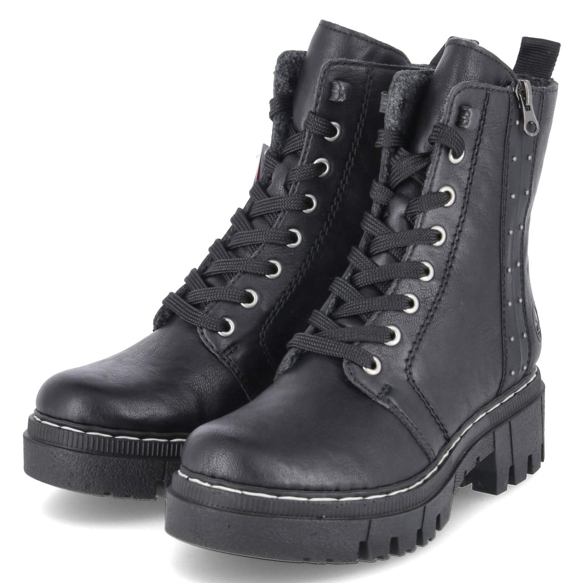 Schnürboots  Schwarz
