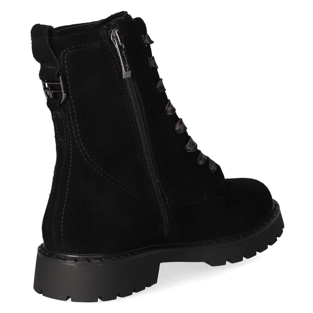Schnürstiefeletten  Schwarz