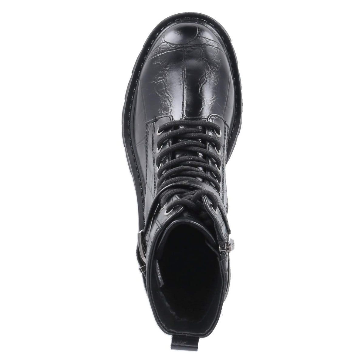 Schnürboots  Schwarz