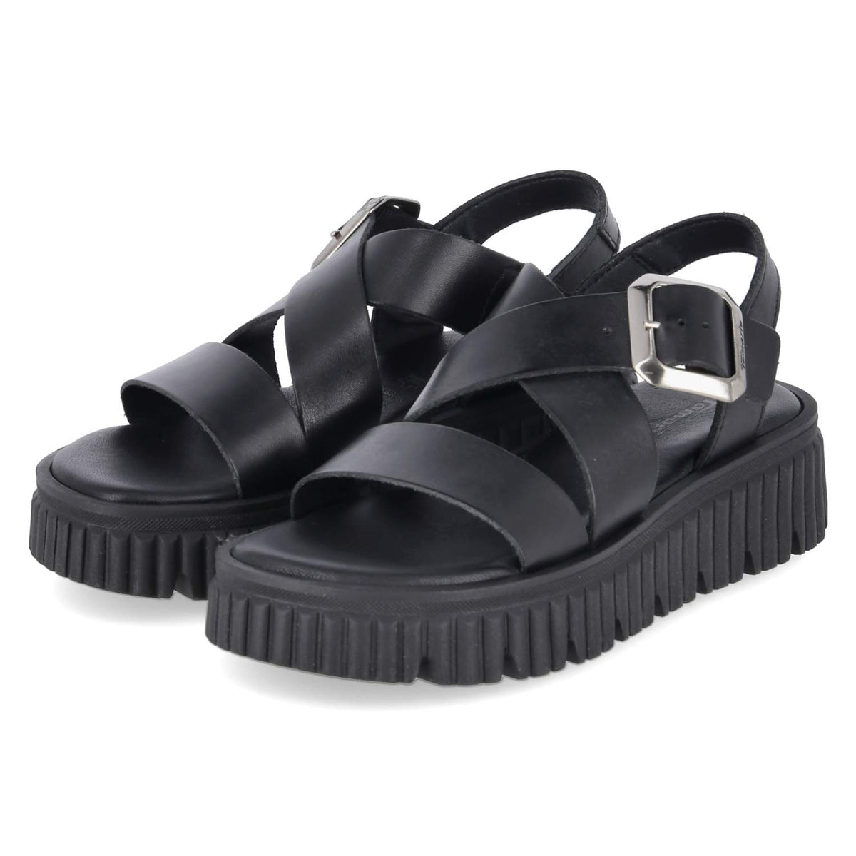 Plateau-Sandalen  Schwarz