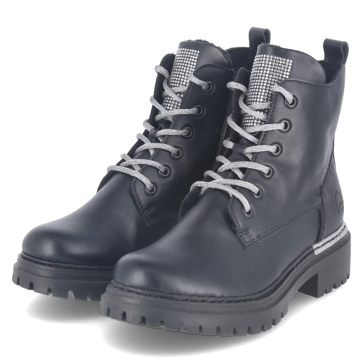 Schnürboots  Schwarz