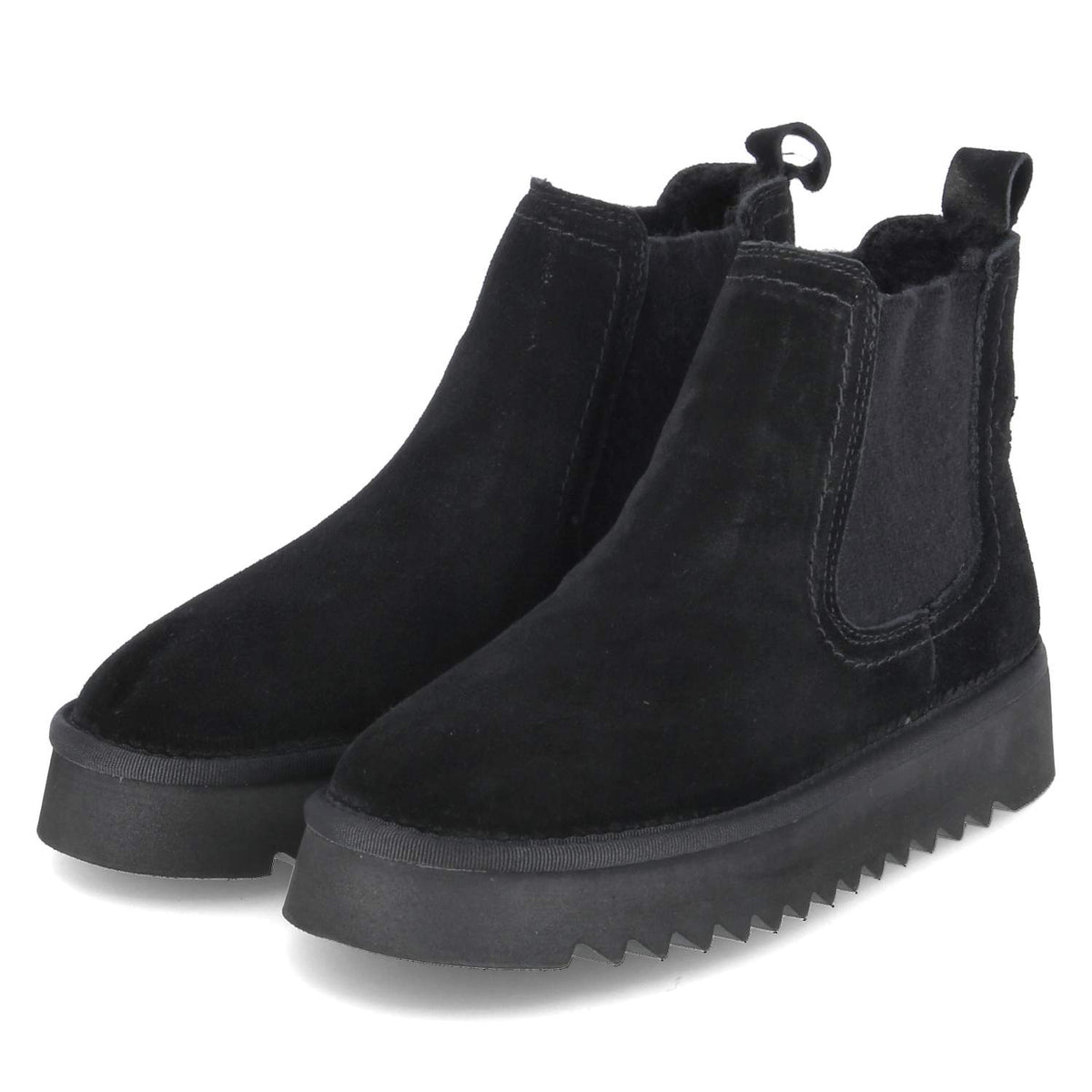 Winter-Chelsea Boots  Schwarz