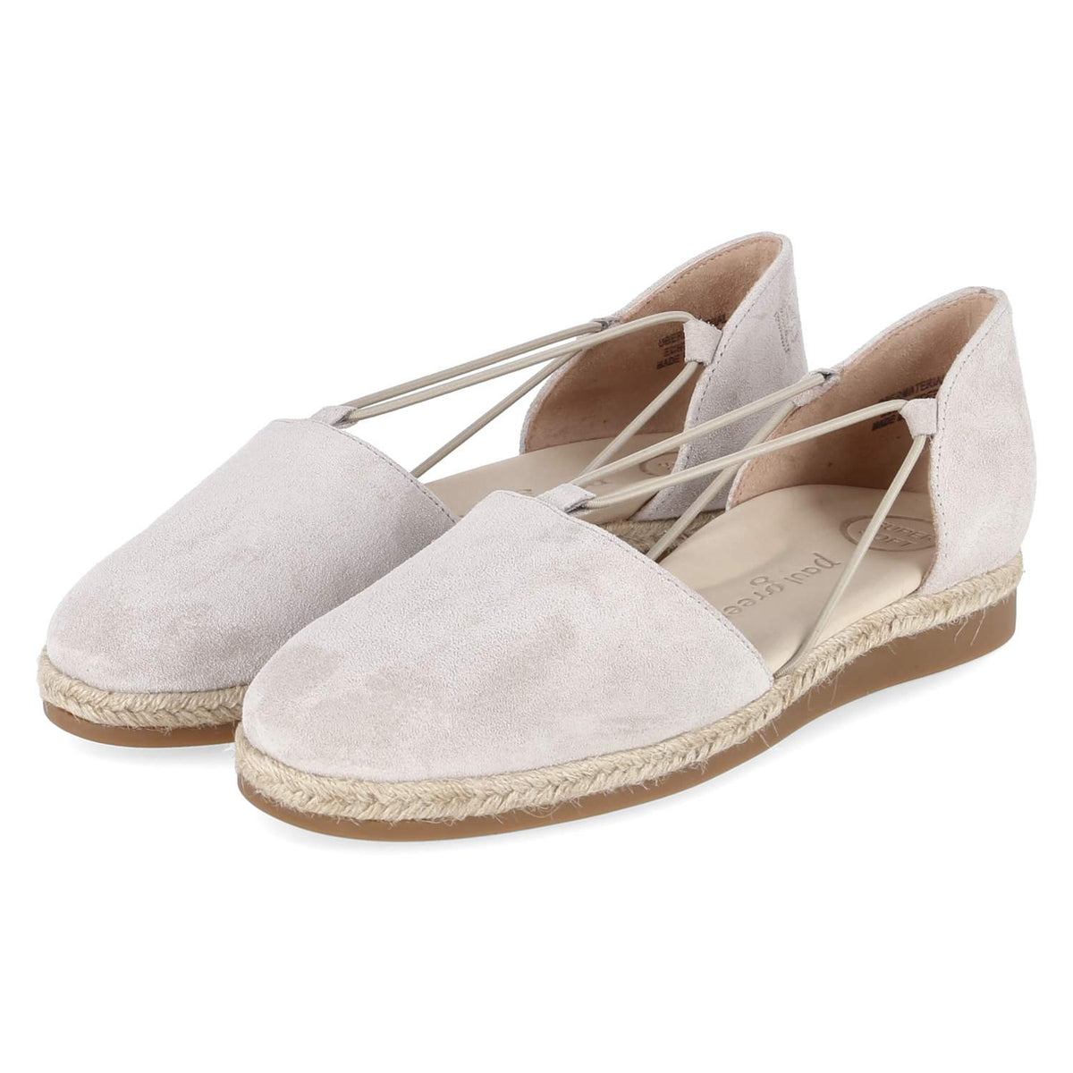 Espadrille-Ballerinas  Grau