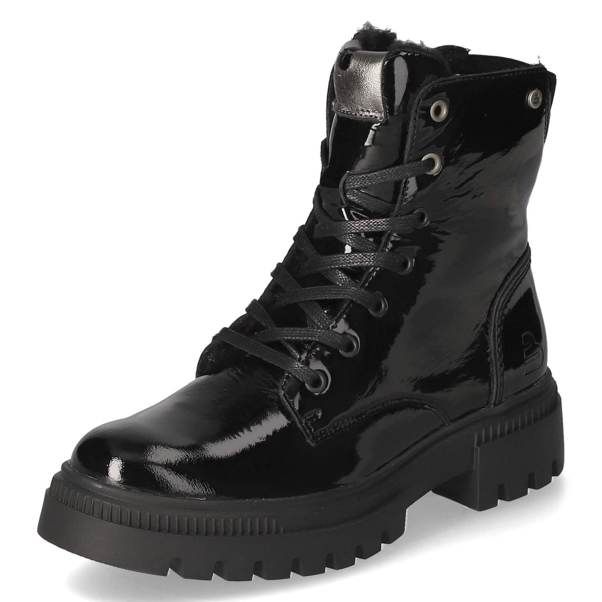 Schnürboots  Schwarz