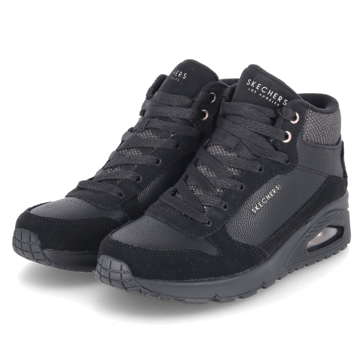 High Sneaker UNO-STACRE SHINE  Schwarz