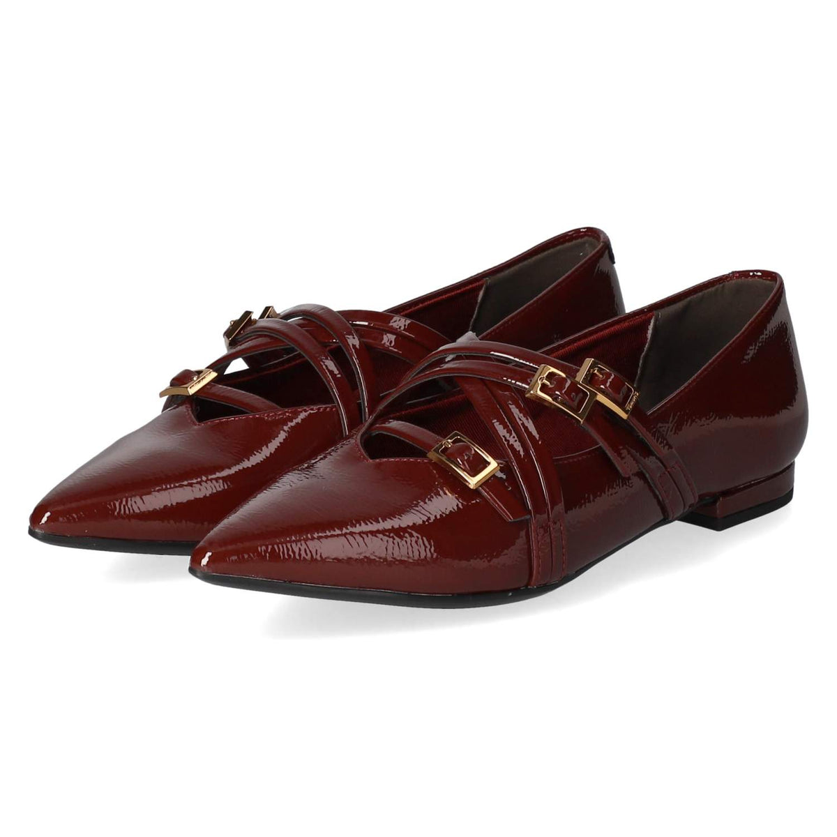 Spangenballerinas  Rot
