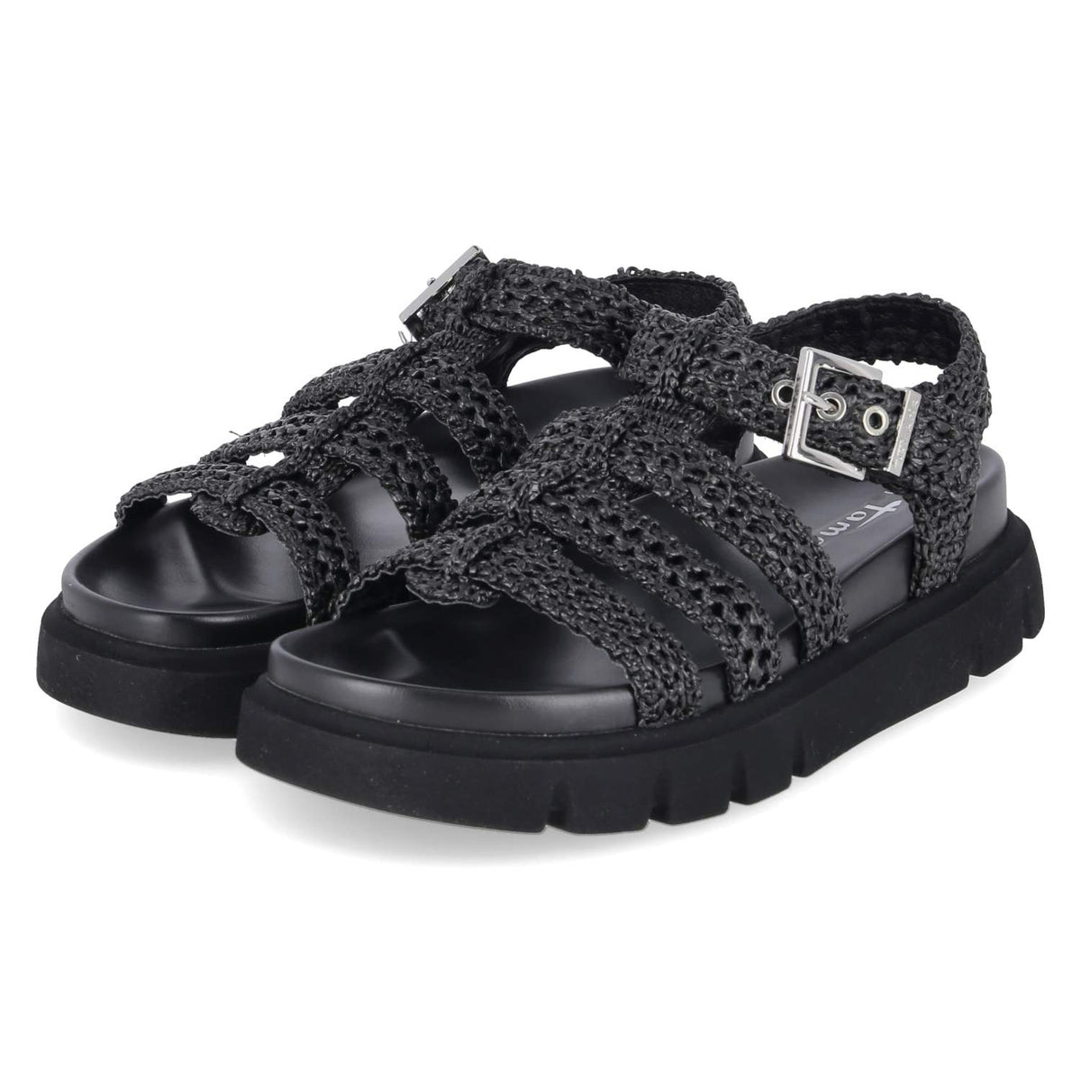 Plateau-Sandalen  Schwarz
