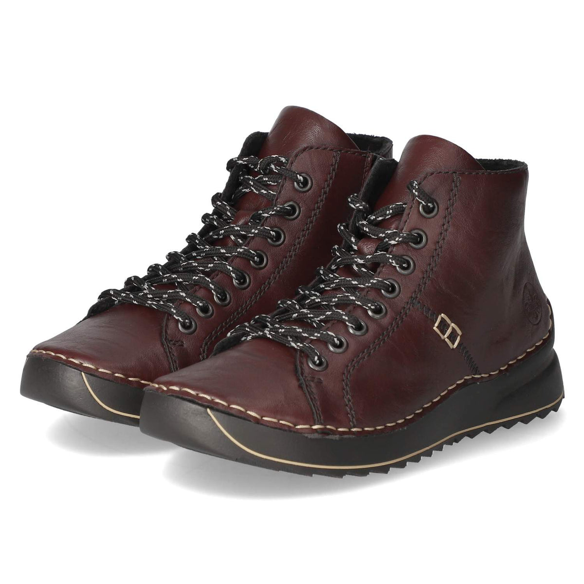 Schnürstiefeletten  Rot