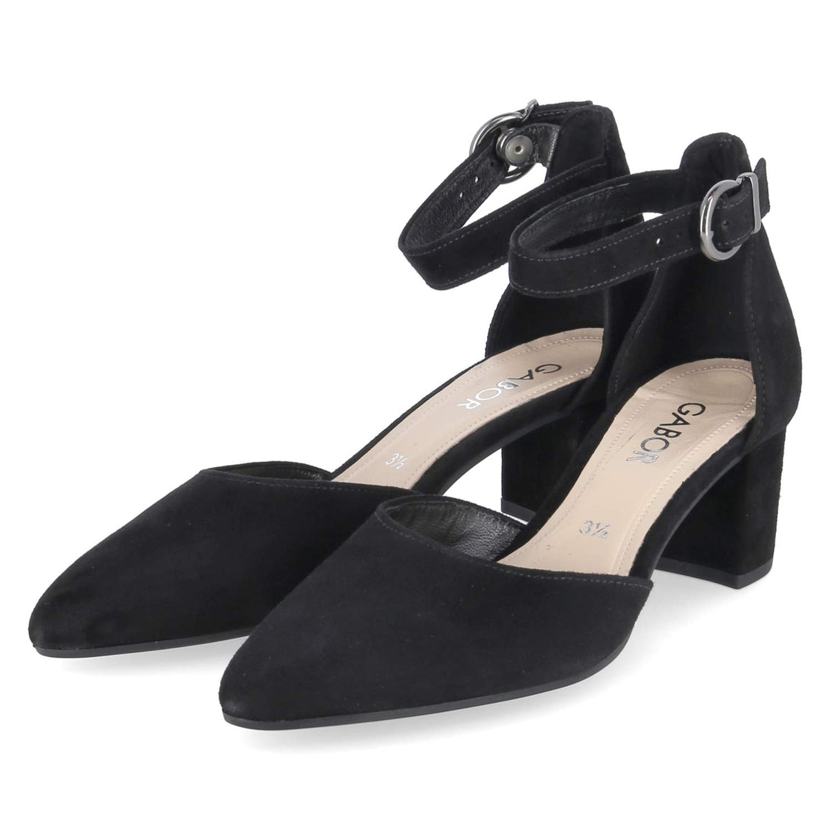 Riemchenpumps  Schwarz
