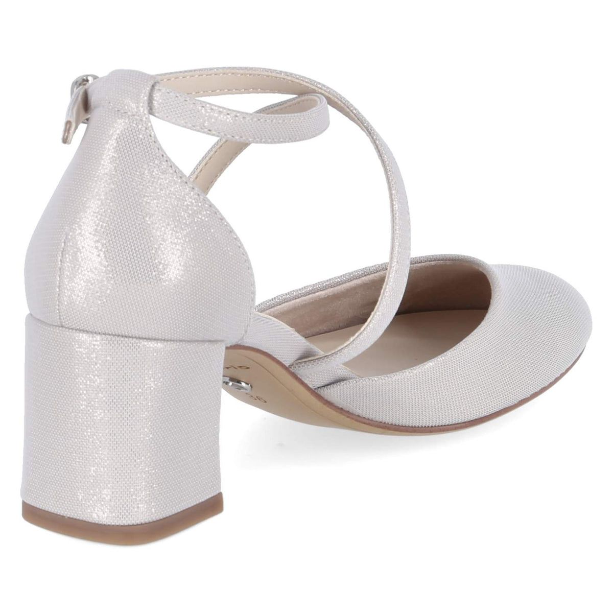 Riemchenpumps  Silber