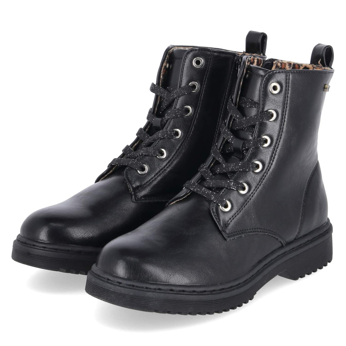 Schnürboots  Schwarz