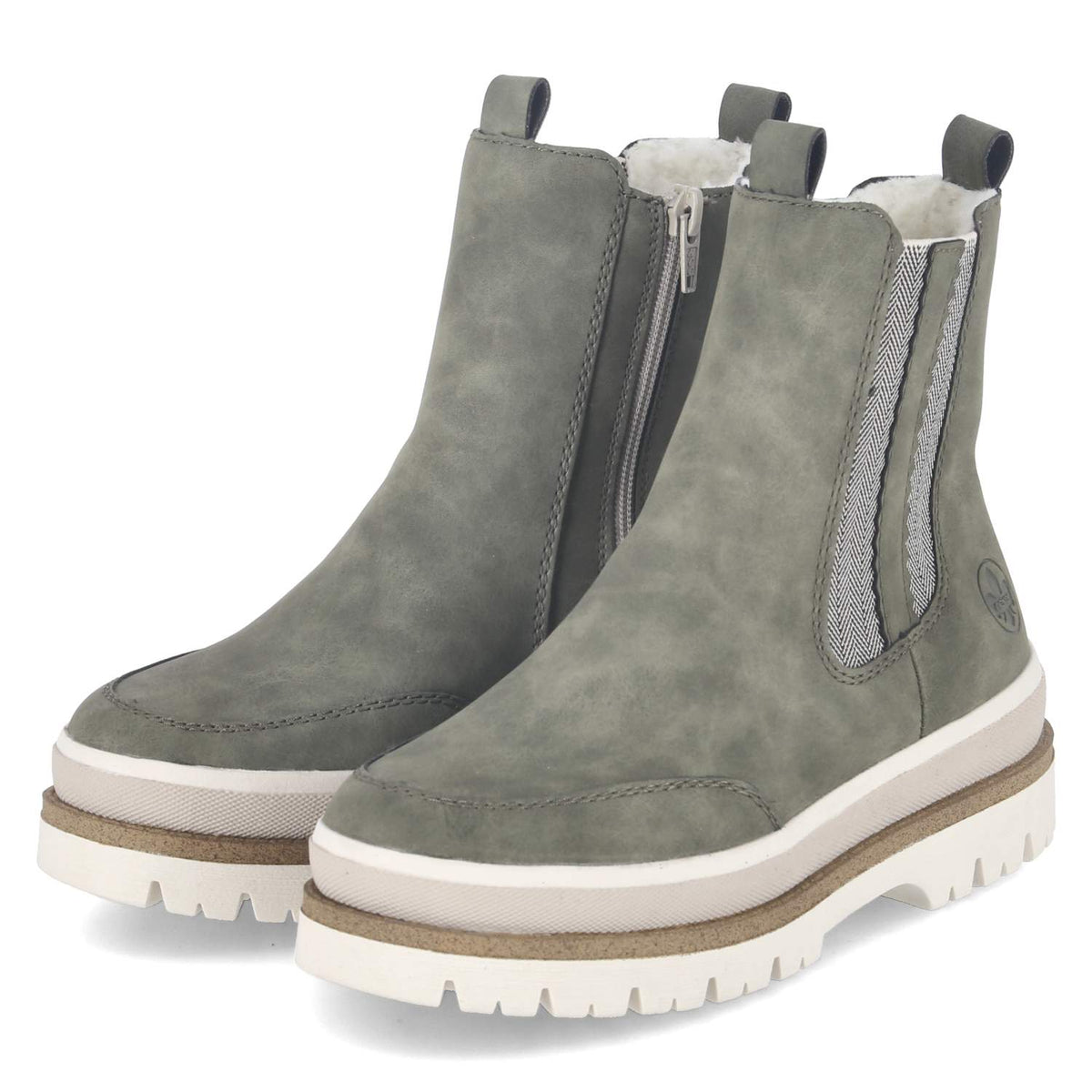 Winter Chelsea Boots  Grün