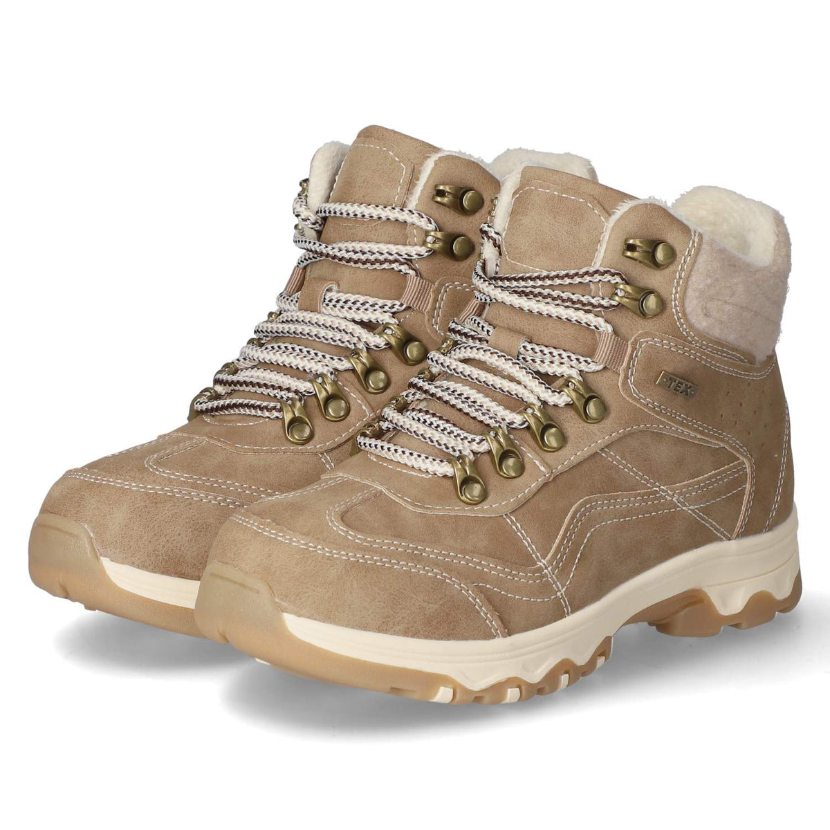 Schnürboots  Taupe